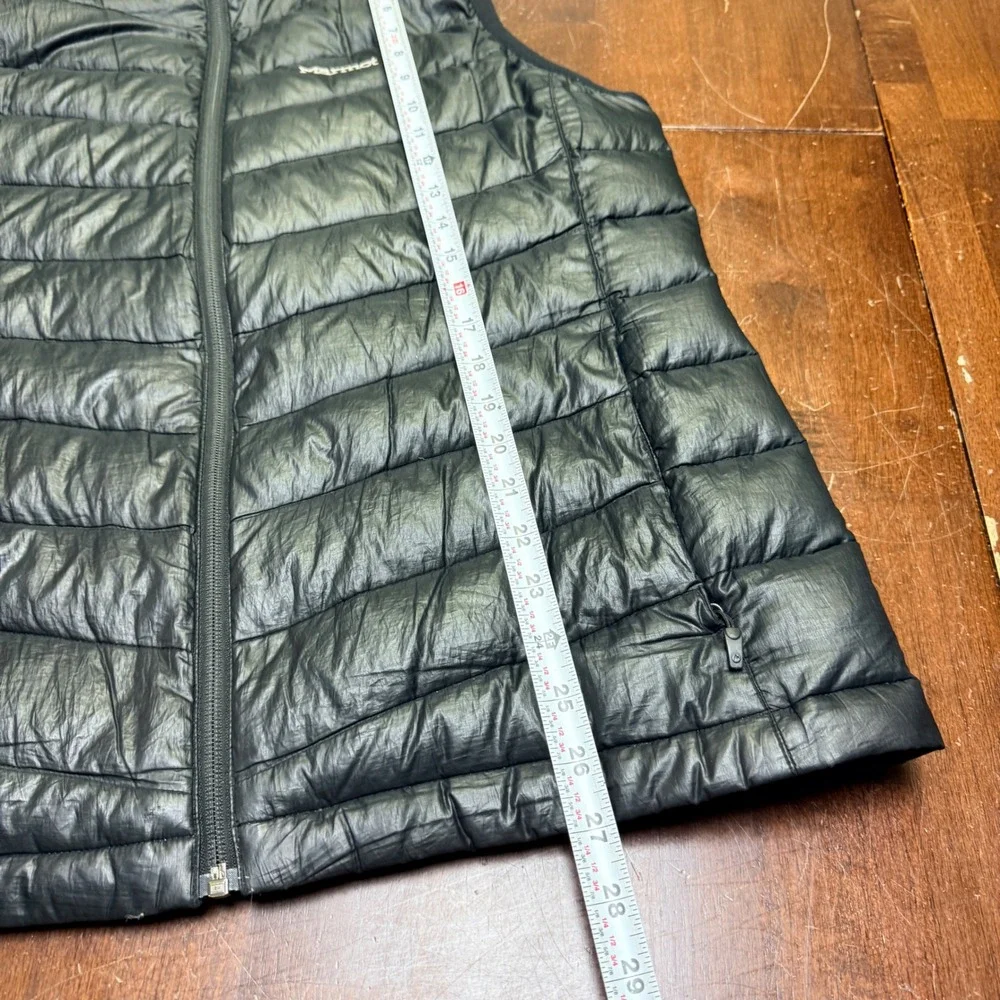 Marmot 800 Fill Down Puffer Vest Black‎ XL Womens Lightweight Insulated Outdoor